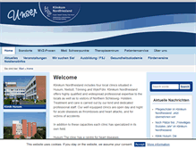 Tablet Screenshot of klinikum-nf.de